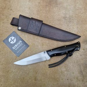 Bushcraft Knife with African Ebony Handle