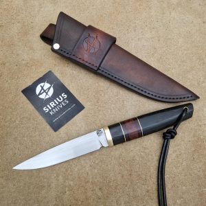 Puukko Knife with Bog Oak Handle Dated 7000 Years