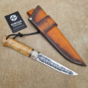 Traditional Yakut Knife with Boxwood Handle