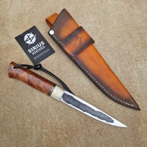 Traditional Yakut Knife with Red Mallee Handle