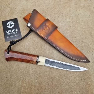 Traditional Yakut Knife with Red Mallee Handle