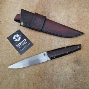 Full Tang Puukko ''Mime'' Knife with Indian Rosewood Handle