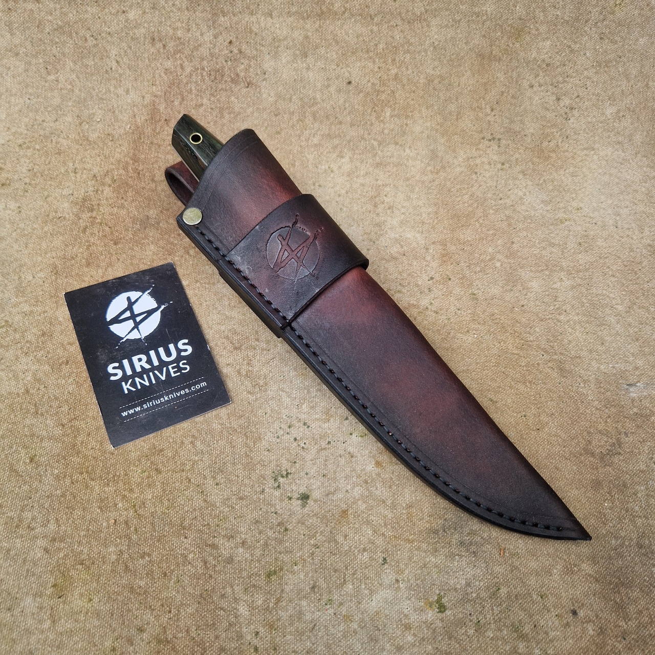 Full Tang Puukko ''Mime'' Knife with Stabilised Bog Oak Handle Dated 7000 Years - Image 6