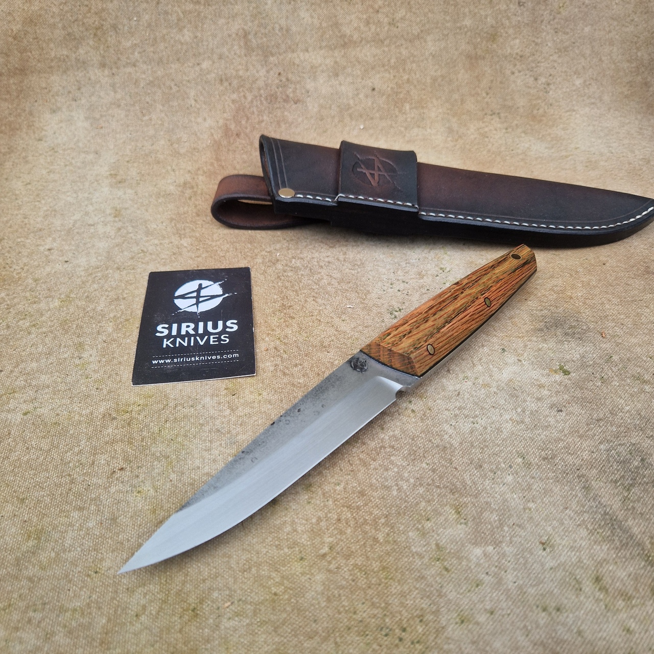 Full Tang Puukko ''Mime'' Knife with Stabilised English Oak Handle - Image 5