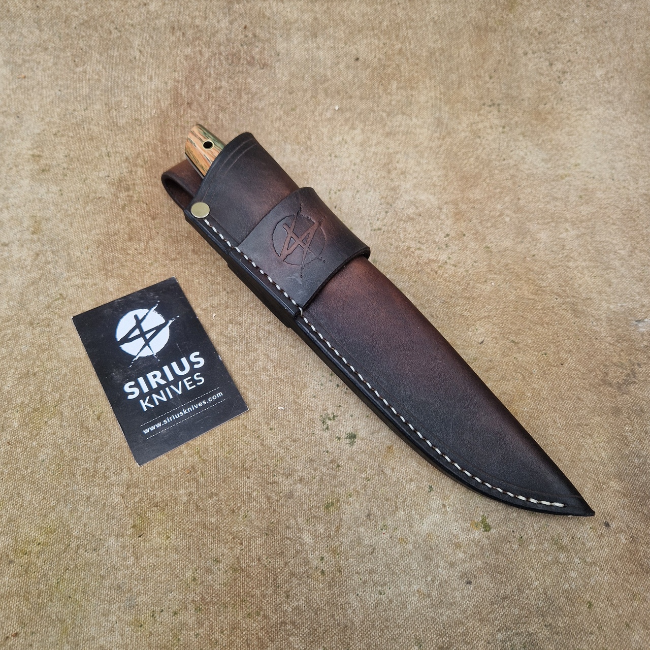Full Tang Puukko ''Mime'' Knife with Stabilised English Oak Handle - Image 6